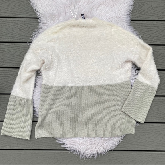 Fuzzy Colorblock Sweater - Picture 4 of 4